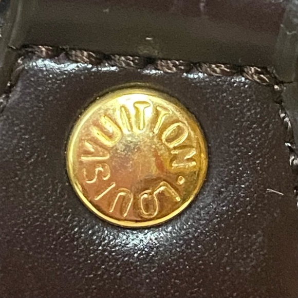 Louis Vuitton Damier Ebene Canvas Alma PM Handbag With Top Zip Metal Hardware. - Picture 6 of 16